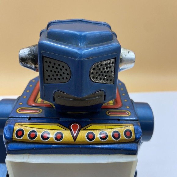 Vintage 1960s Space Explorer Tin TV Robot Horikawa Japan Not - Picture 7 of 8